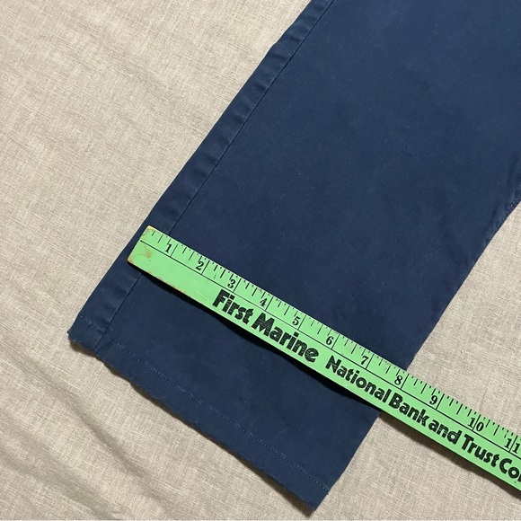 NYDJ Women's Straight Leg Blue Chino Pants Size 12 Lift Tuck Business Casual - Picture 4 of 8